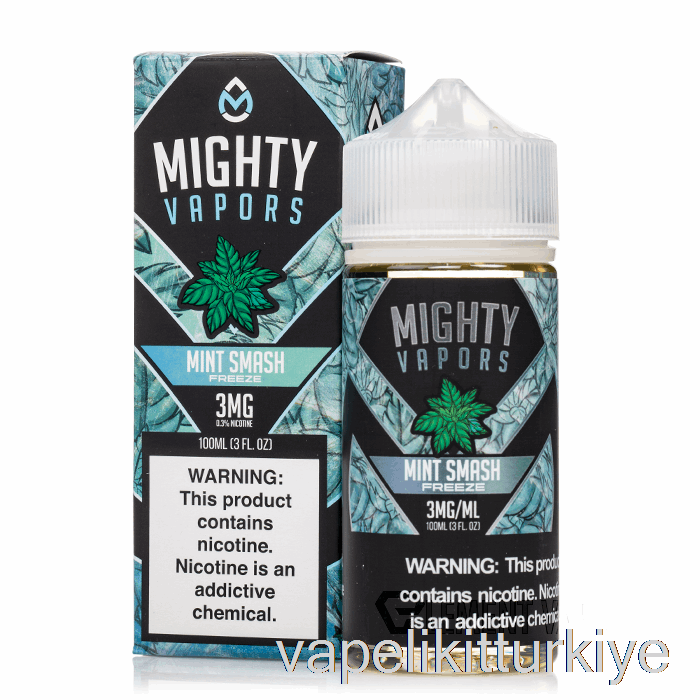 Vape Türkiye Mint Smash Frozen - Güçlü Buharlar - 100ml 0mg